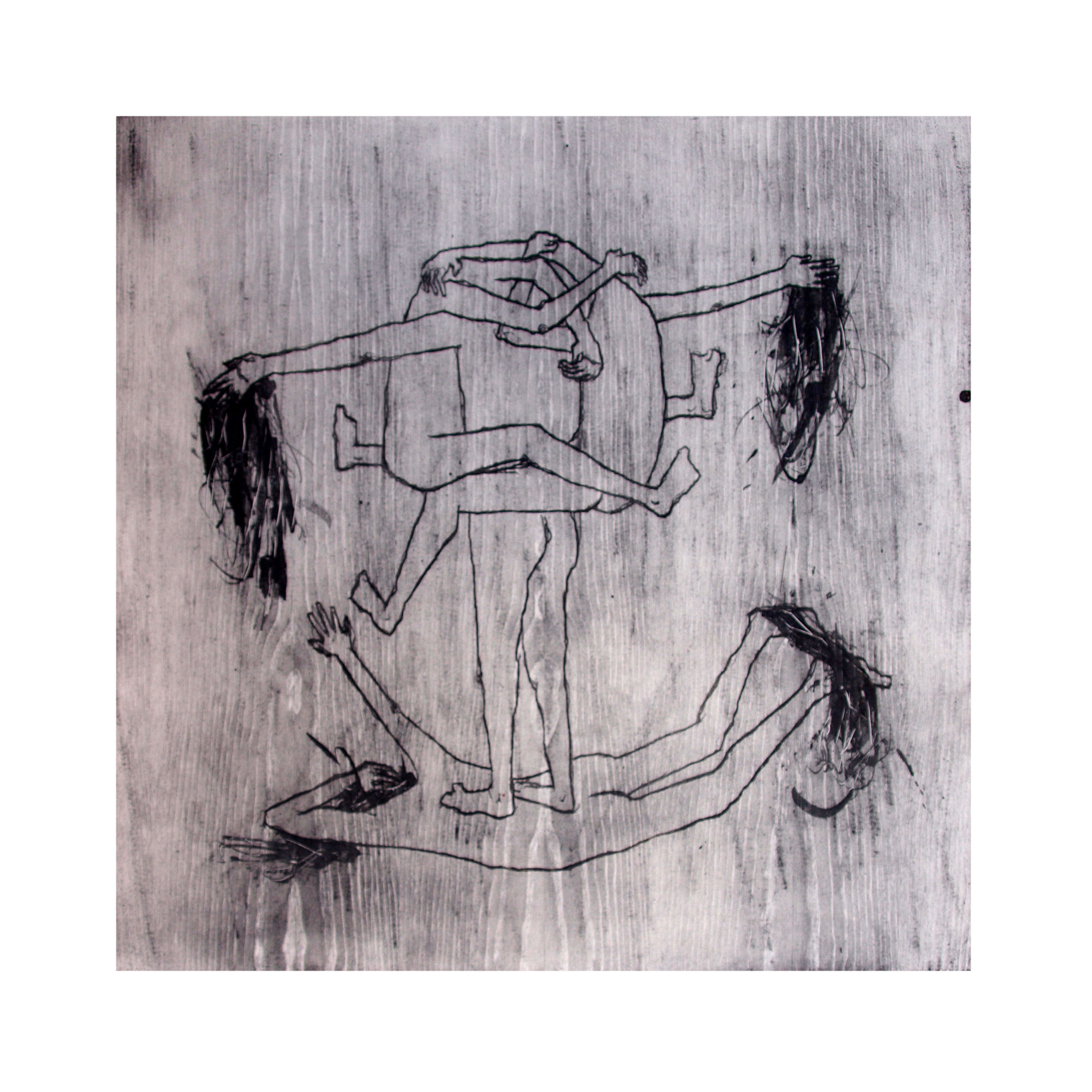 Aporía y mokulitho. 2019. Xilografía, linografía y mokulitho.