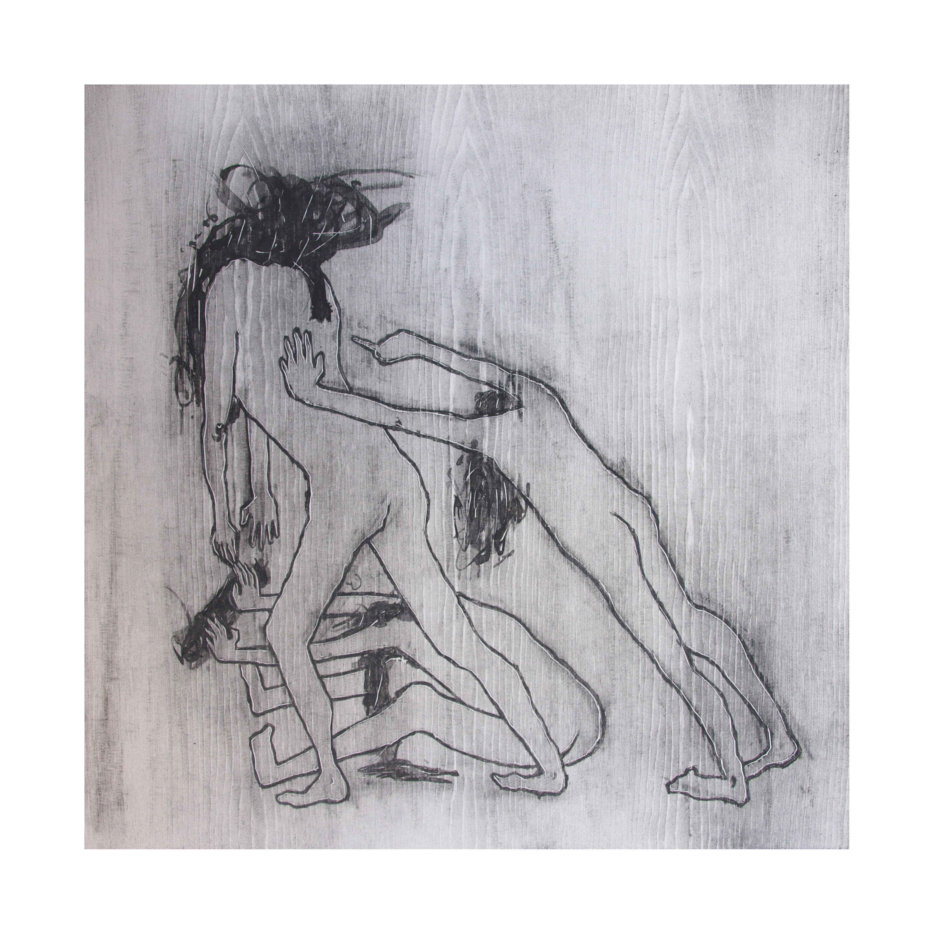 Aporía y mokulitho. 2019. Xilografía, linografía y mokulitho.